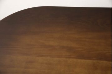 テーブルの高さを高くリメイク!高品質リペアを施し、取り外せる仕様の調整脚を取り付け。現状の色をベースに着色仕上げ。