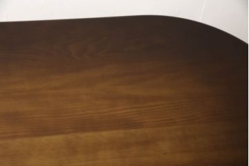 テーブルの高さを高くリメイク!高品質リペアを施し、取り外せる仕様の調整脚を取り付け。現状の色をベースに着色仕上げ。