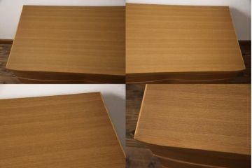 整理箪笥を上下に分けて2つの箪笥にリメイク!上段には台輪を取り付け。下段は同デザインの別の箪笥の天板を移設。