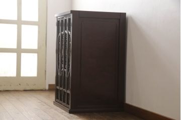 お仏壇をコンパクトにリメイク!指定サイズにリサイズし、外扉や灯篭、配線コードなども撤去。