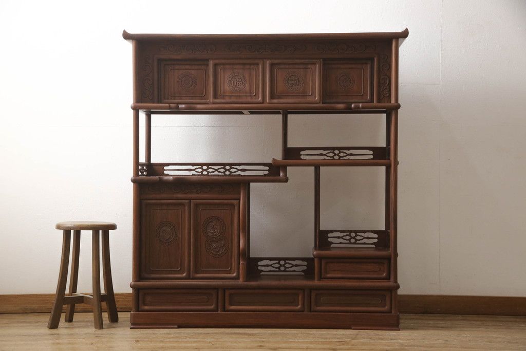 飾り棚の塗装を剥離(ストリップド)リメイク!