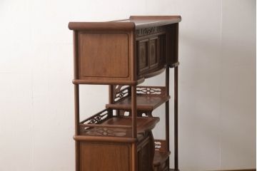 飾り棚の塗装を剥離(ストリップド)リメイク!