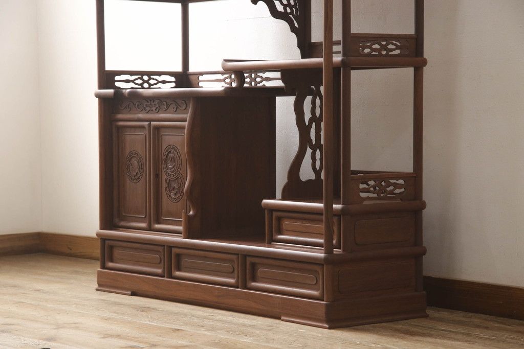 飾り棚の塗装を剥離(ストリップド)リメイク!