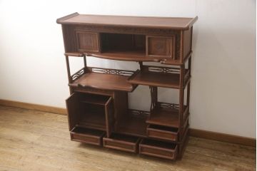 飾り棚の塗装を剥離(ストリップド)リメイク!