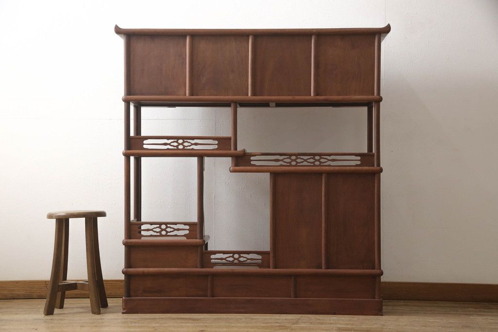 飾り棚の塗装を剥離(ストリップド)リメイク!