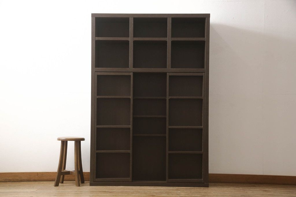 本棚の高さを低くリメイク!天板固定は目立たない方法で加工。