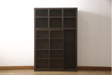 本棚の高さを低くリメイク!天板固定は目立たない方法で加工。