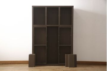 本棚の高さを低くリメイク!天板固定は目立たない方法で加工。