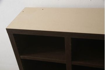 本棚の高さを低くリメイク!天板固定は目立たない方法で加工。