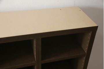 本棚の高さを低くリメイク!天板固定は目立たない方法で加工。