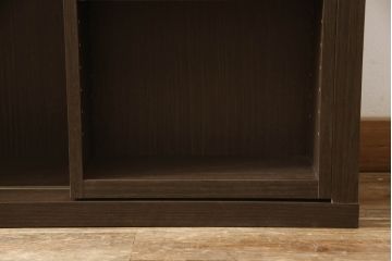 本棚の高さを低くリメイク!天板固定は目立たない方法で加工。