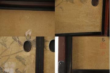 整理箪笥を綺麗に再生!襖の破れを補修。指定の引き出しのみ3分割し、使い勝手良く。元の色味に合わせキズ部分を補色して仕上げ。