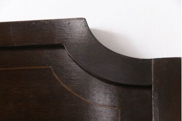 衝立てを綺麗に再生!指定の生地で表裏それぞれ張り替え。木製部分は元の色味をベースに仕上げ。