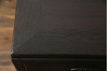 両袖机を綺麗に再生!天板を補強し、レザートップも張り替え。分割して搬入できるよう、全体を3分割仕様へ。