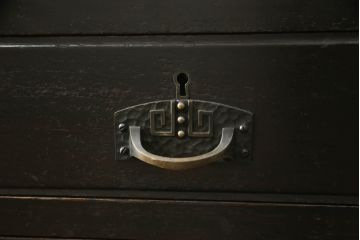 両袖机を綺麗に再生!天板を補強し、レザートップも張り替え。分割して搬入できるよう、全体を3分割仕様へ。