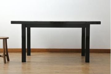 座卓をテーブルにリメイク!指定サイズで角脚を新規製作し取り付け。