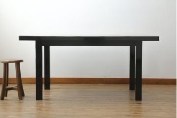 座卓をテーブルにリメイク!指定サイズで角脚を新規製作し取り付け。