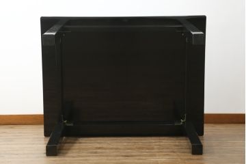 座卓をテーブルにリメイク!指定サイズで角脚を新規製作し取り付け。