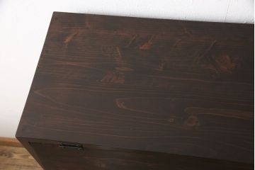 【オーダー注文・受注生産商品】パタパタ扉の収納棚(下駄箱、キャビネット)