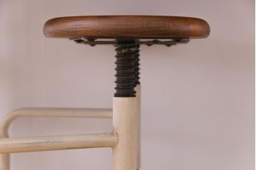 【オーダー注文・受注生産商品】格納スツール付きテーブル　6脚(6人掛け、ダイニングテーブル、作業台)