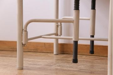 【オーダー注文・受注生産商品】格納スツール付きテーブル　6脚(6人掛け、ダイニングテーブル、作業台)