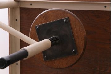 【オーダー注文・受注生産商品】格納スツール付きテーブル　6脚(6人掛け、ダイニングテーブル、作業台)