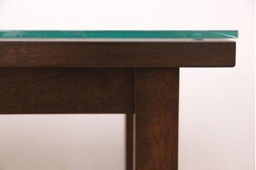 【オーダー注文・受注生産商品】レーザー組子入りセンターテーブル　三重菱文様(ローテーブル、リビングテーブル)