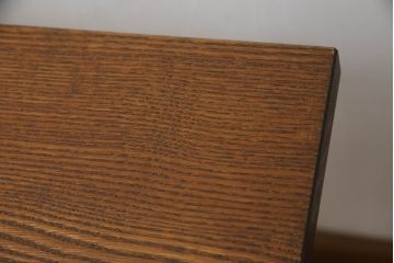 【オーダー注文・受注生産商品】両面引出し付きダイニングテーブル　2人掛け　オーク材(4人掛け、食卓、作業台、机)