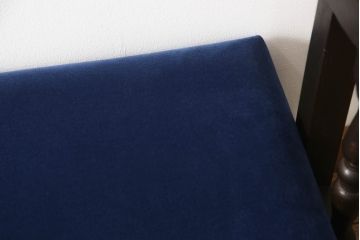 【オーダー注文・受注生産商品】ラフジュ工房オリジナル　挽物とシックな色合いがクラシカルな雰囲気を高めるソファベッド(3人掛けソファ、トリプルソファ)