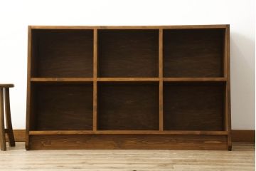 【オーダー注文・受注生産商品】ラフジュ工房オリジナル　シンプルで使いやすい!台形斜め本棚(ブックシェルフ、ロッカー、飾り棚、収納棚、図書館本棚)