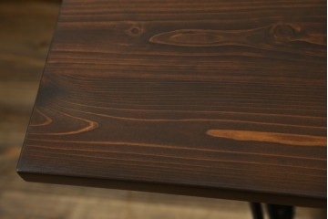 【オーダー注文・受注生産商品】アンティークの鉄脚が味わい深いミシンテーブル