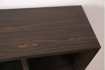 【オーダー注文・受注生産商品】ラフジュ工房オリジナル　ヒノキ材　使い方はアイディア次第!シンプルなデザインで取り入れやすいマス目棚(ロッカー、収納棚、本棚、飾り棚)