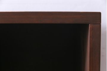 【オーダー注文・受注生産商品】ラフジュ工房オリジナル　4×4マス　互い違いのパタパタ扉がお洒落な鉄脚付きマス目棚(収納棚、戸棚、飾り棚)