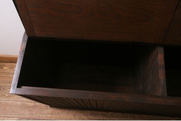 【オーダー注文・受注生産商品】ラフジュ工房オリジナル　落ち着きのある色合いが大人の雰囲気を醸し出す収納棚(飾り棚、本棚、オープンラック)
