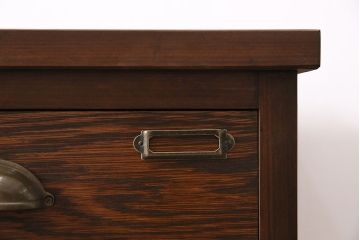 【オーダー注文・受注生産商品】ラフジュ工房オリジナル　引き出し20杯　レトロな佇まいが魅力的な脚付きチェスト(サイドチェスト、サイドボード、引き出し)