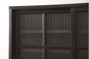 【オーダー注文・受注生産商品】ラフジュ工房オリジナル　和モダンなお部屋づくりにぴったりの水屋箪笥(食器棚、収納棚、戸棚、キャビネット)