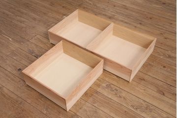 【オーダー注文・受注生産商品】ラフジュ工房オリジナル　素朴な木の風合いを楽しめる食器棚(収納棚、戸棚、キャビネット)