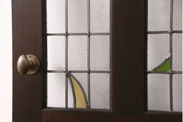 【オーダー注文・受注生産商品】ラフジュ工房オリジナル　ステンドグラスがアクセントのドア(建具)