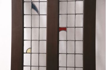 【オーダー注文・受注生産商品】ラフジュ工房オリジナル　ステンドグラスがアクセントのドア(建具)