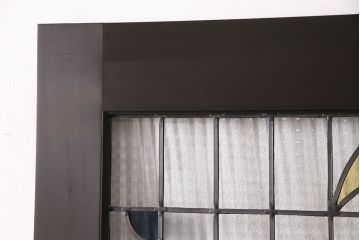 【オーダー注文・受注生産商品】ラフジュ工房オリジナル　ステンドグラスがアクセントのドア(建具)