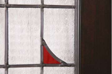 【オーダー注文・受注生産商品】ラフジュ工房オリジナル　ステンドグラスがアクセントのドア(建具)