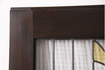 【オーダー注文・受注生産商品】ラフジュ工房オリジナル　ステンドグラスがアクセントのドア(建具)