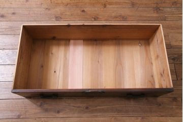 【オーダー注文・受注生産商品】ラフジュ工房オリジナル　明治大正期の引き出しを活用した収納棚(シェルフ、飾り棚、サイドボード)