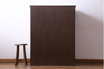 【オーダー注文・受注生産商品】ラフジュ工房オリジナル　明治大正期の引き出しを活用した収納棚(シェルフ、飾り棚、サイドボード)