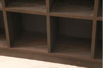 【オーダー注文・受注生産商品】ラフジュ工房オリジナル　見せる収納でインテリアをさらに盛り上げるマス目棚(ロッカー、収納棚、本棚、飾り棚、オープンラック)