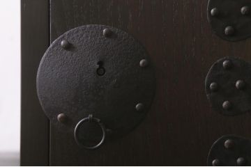 【オーダー注文・受注生産商品】ラフジュ工房オリジナル　古金具リメイク　月見うさぎ　4段階段箪笥(階段タンス、和たんす、引き出し)