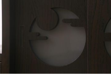 【オーダー注文・受注生産商品】ラフジュ工房オリジナル　古金具リメイク　月見うさぎ　4段階段箪笥(階段タンス、和たんす、引き出し)