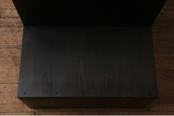 【オーダー注文・受注生産商品】ラフジュ工房オリジナル　古金具リメイク　月見うさぎ　4段階段箪笥(階段タンス、和たんす、引き出し)