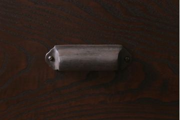 【オーダー注文・受注生産商品】ラフジュ工房オリジナル　古材リメイク家具　引き出し付きパタパタ扉の下駄箱(収納棚、キャビネット)