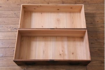 【オーダー注文・受注生産商品】ラフジュ工房オリジナル　引き出しリメイク　和モダンなお部屋づくりにぴったりなリビングボード(サイドボード、ローボード、収納棚)